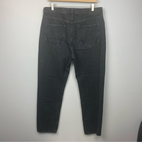 All Saints • black button fly straight leg ankle denim jeans - Picture 3 of 14
